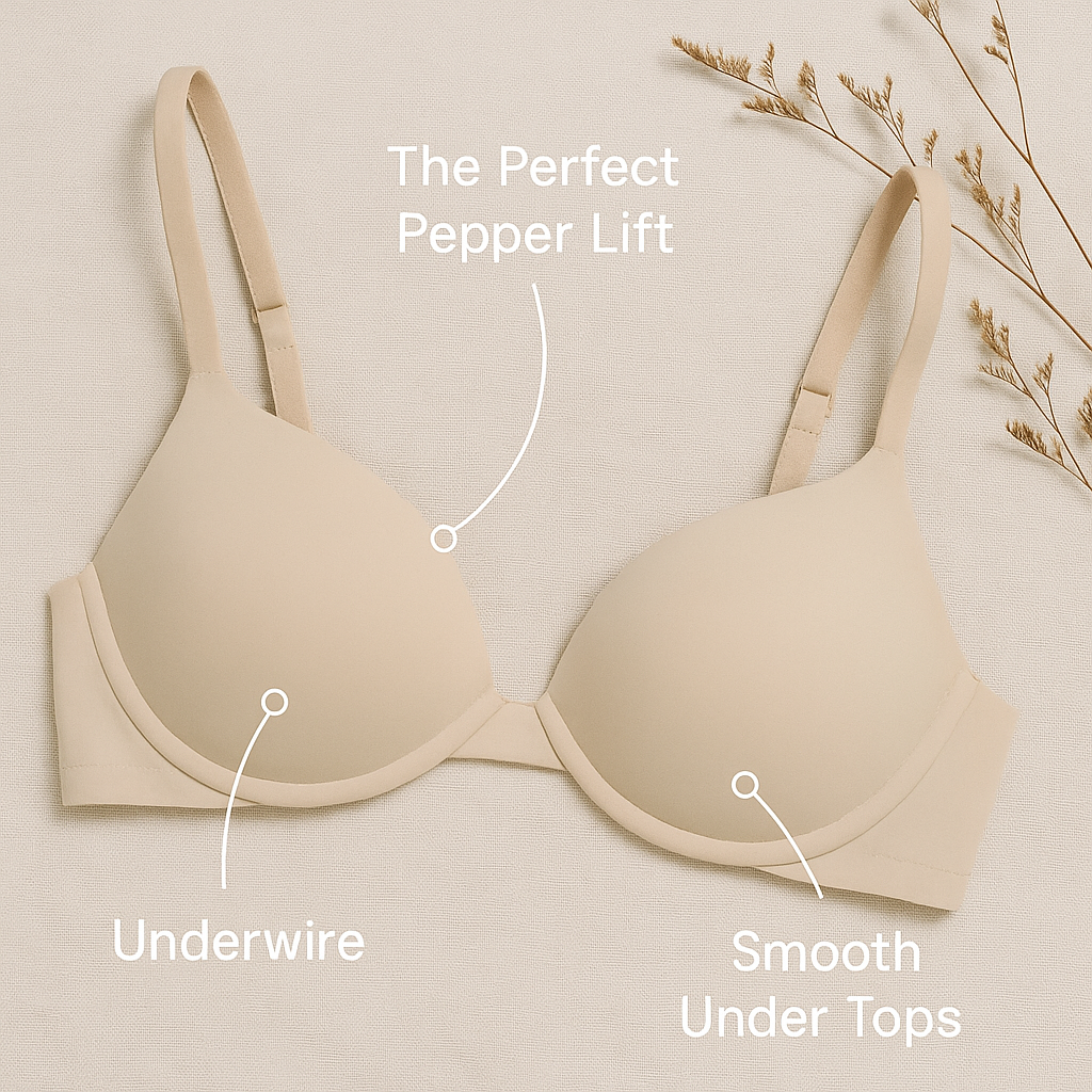 Lace Lift Up Bra Buff