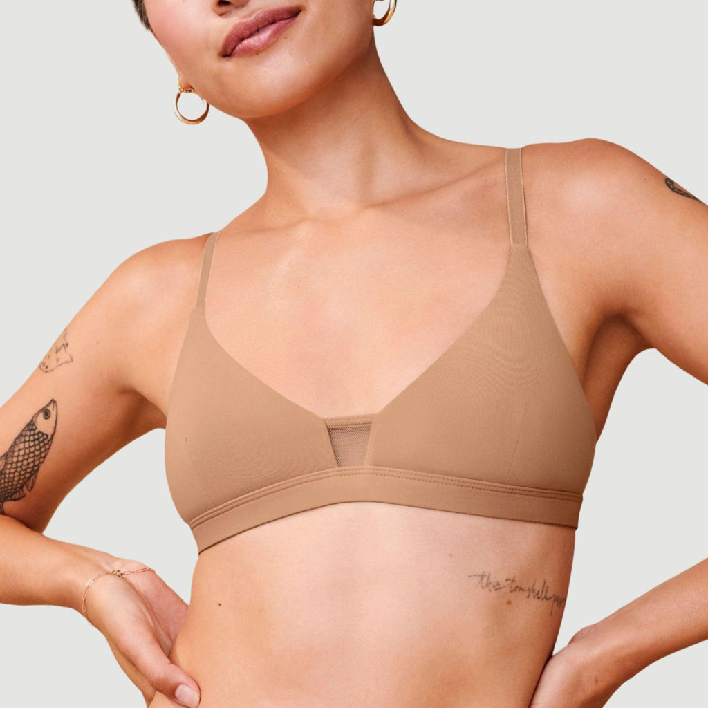 Limitless Wirefree Scoop Bra Tuscan - WearPear